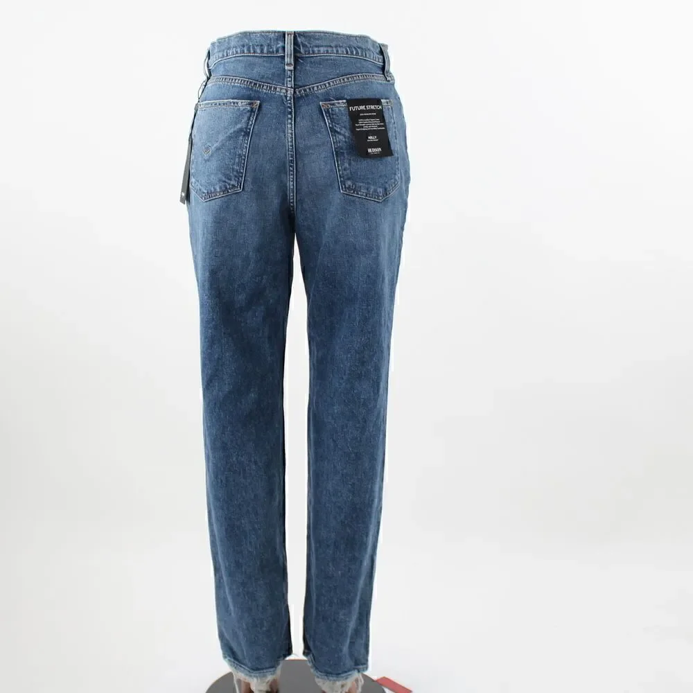 Hudson Jeans Holly High-Rise Straight-Leg J Golden Days